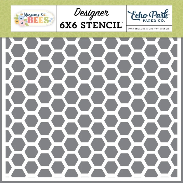 Happy Hexagons, Schablone - Echo Park