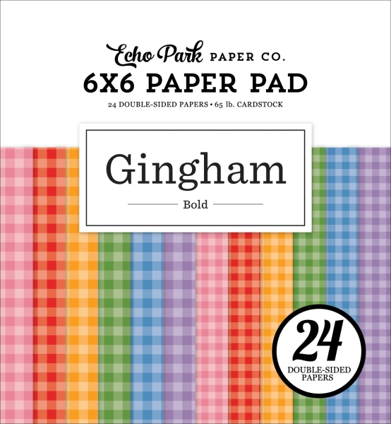 Gingham Bold 6x6 Paperpad - Echo Park