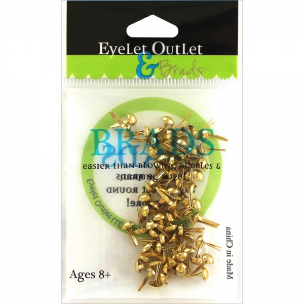 Brads Gold 4mm - Eyelet Outlet