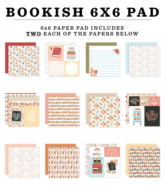 Bookish 6x6 Paperpad - Echo Park