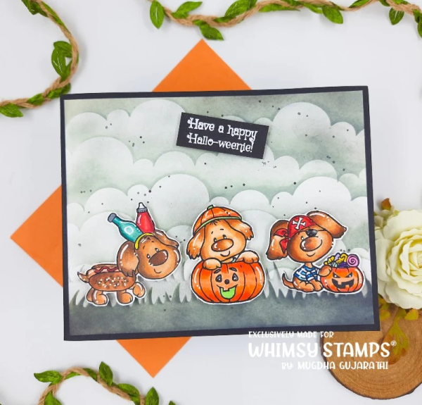 Doggies Halloween, Clearstamps - Whimsy Stamps