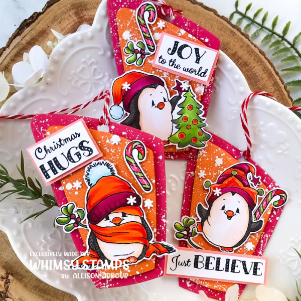 Penguin Winter Holiday, Clearstamps - Whimsy Stamps