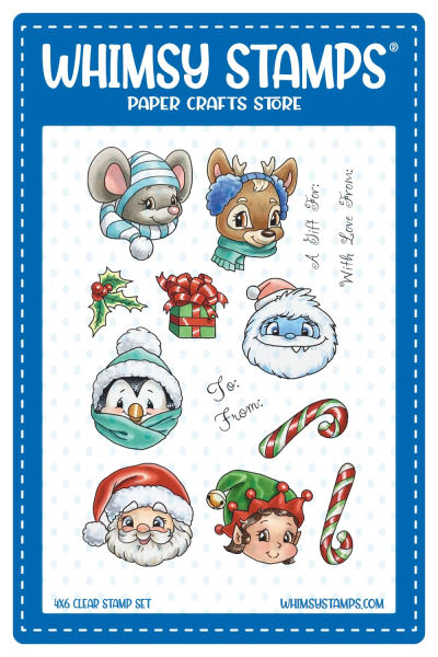 Christmas Portraits, Clearstamps - Whimsy Stamps