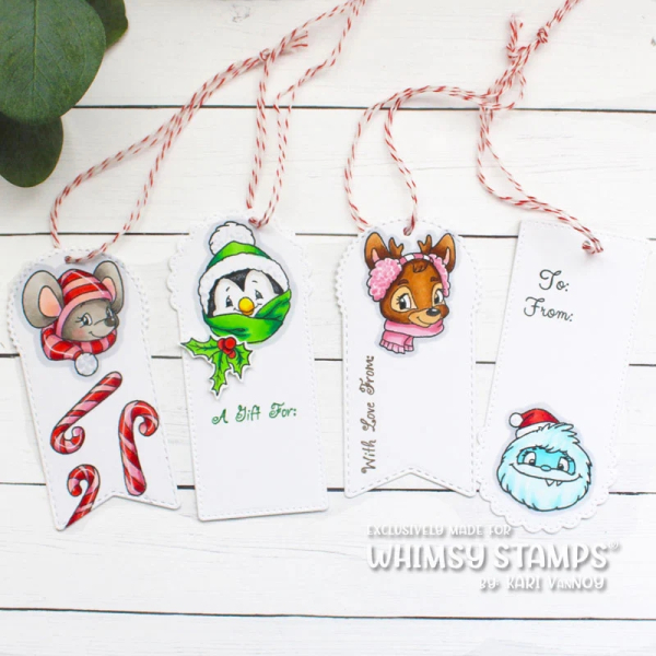 Christmas Portraits, Clearstamps - Whimsy Stamps