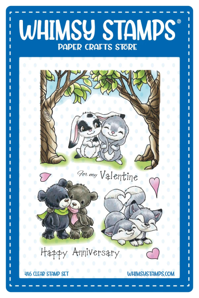 Woodland Valentine, Clearstamps - Whimsy Stamps