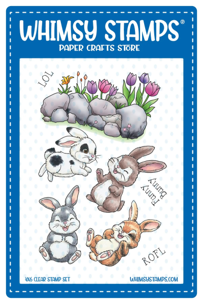 Funny Bunnies, Clearstamps - Whimsy Stamps