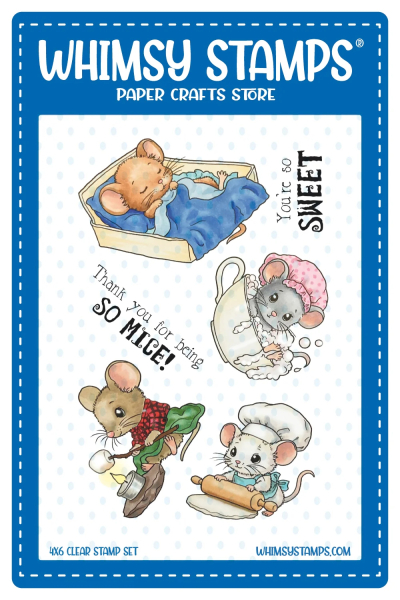 A Very Mice Day, Clearstamps - Whimsy Stamps