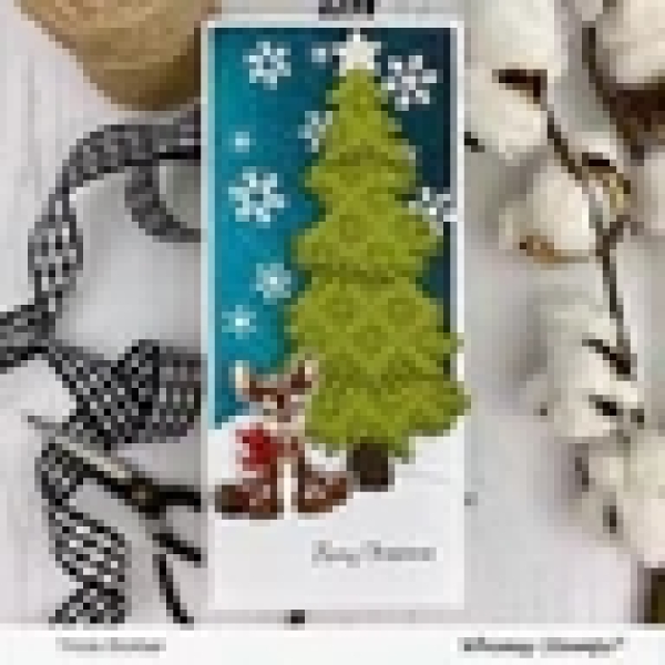 Christmas Critter Wishes, Clearstamps - Whimsy Stamps