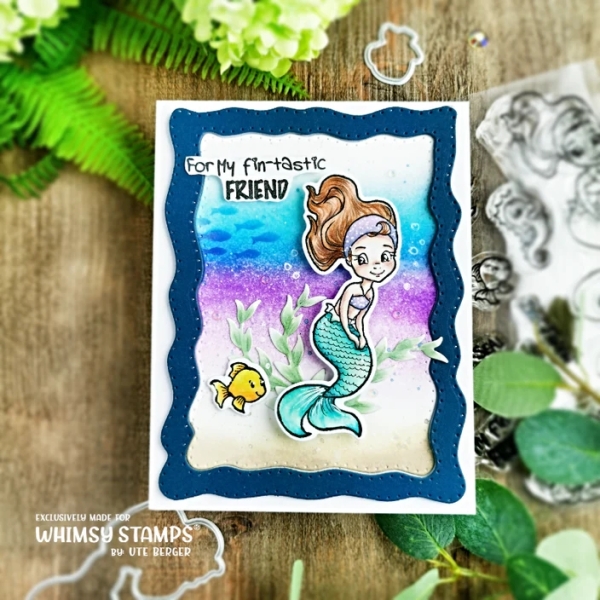 Mermaid Moments, Clearstamps - Whimsy Stamps