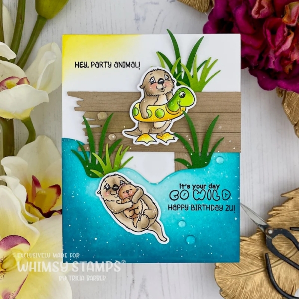Otter Variety, Clearstamps - Whimsy Stamps