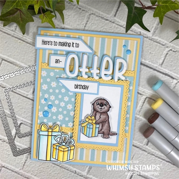 Otter Variety, Clearstamps - Whimsy Stamps