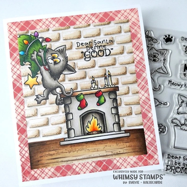 Cat Do Christmas 2, Clearstamps - Whimsy Stamps