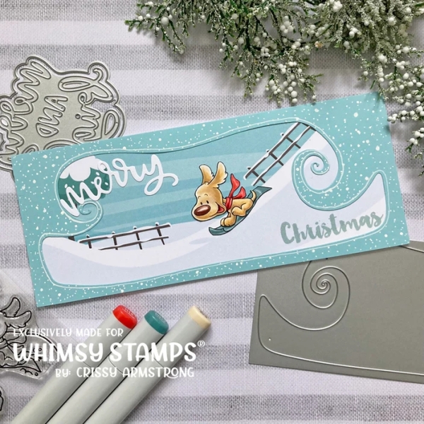 Christmas Doggies, Clearstamps - Whimsy Stamps