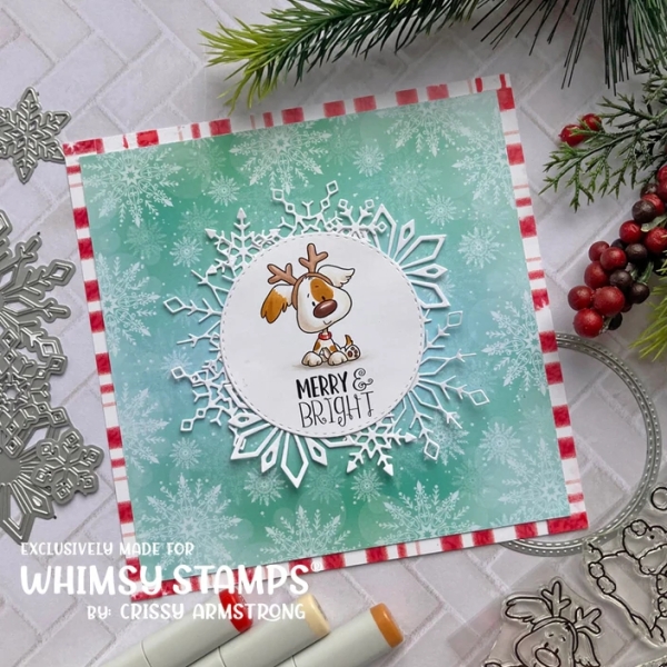 Christmas Doggies, Clearstamps - Whimsy Stamps