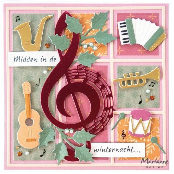 Music Notes, Sticker - Marianne Design
