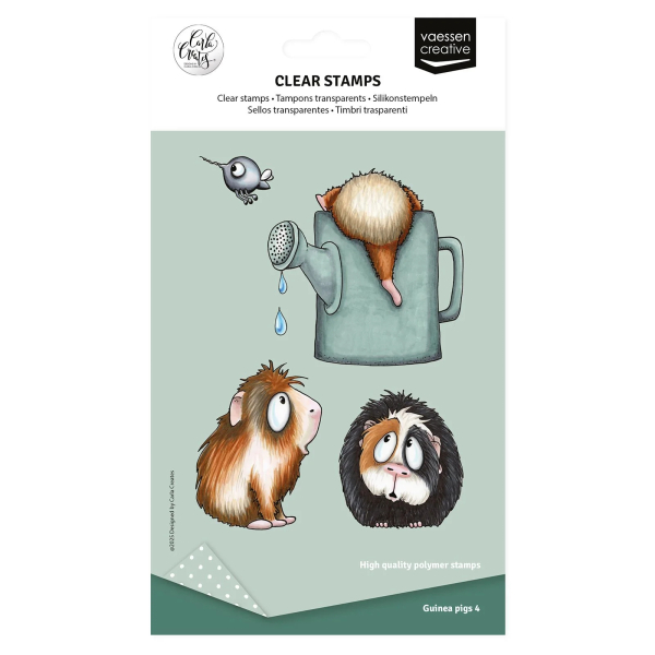 Guinea Pigs #4, Clearstamp - Vaessen