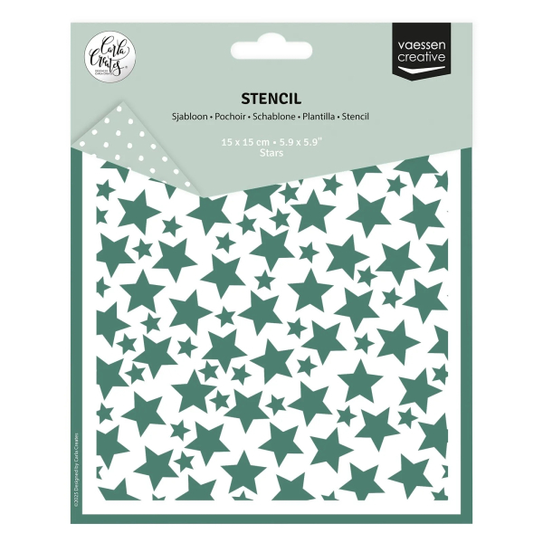 Sterne, Schablone - Vaessen Creative