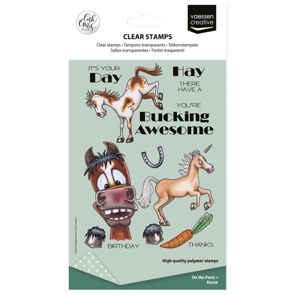 Horse on the Farm, Clearstamp - Vaessen Creative