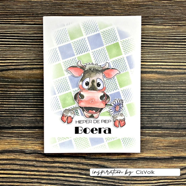 Kitchen Towel, Schablone - Vaessen