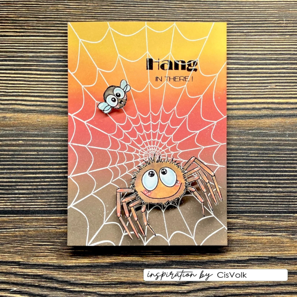 Spiders, Clearstamp - Vaessen Creative