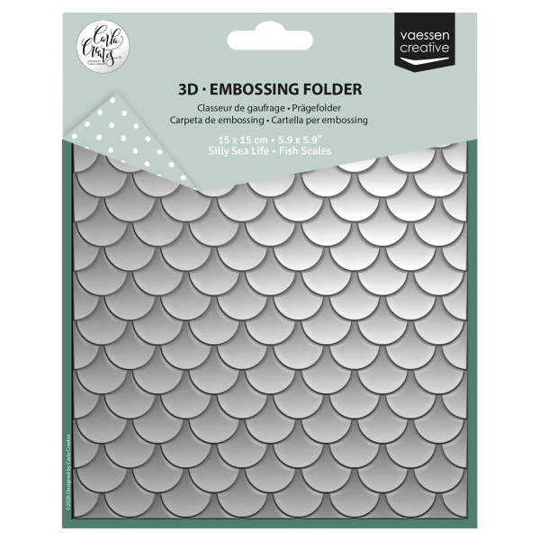 Fish Scales, Prägeschablone - Vaessen Creative