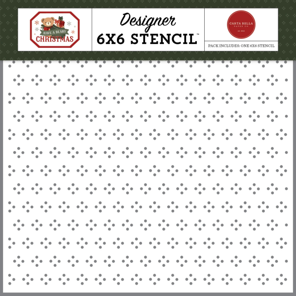Dashing Dots, Schablone - Carta Bella