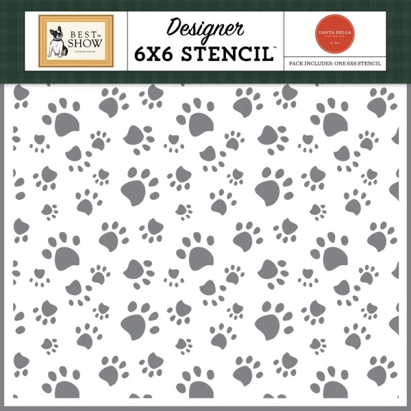 My Dog Prints, Schablone - Carta Bella