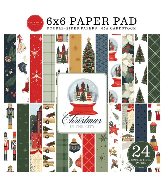 Christmas in the City, 6x6 Paperpad - Carta Bella