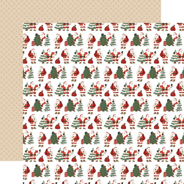 Christmas Village - Here Comes Santa, Designpapier - Carta Bella