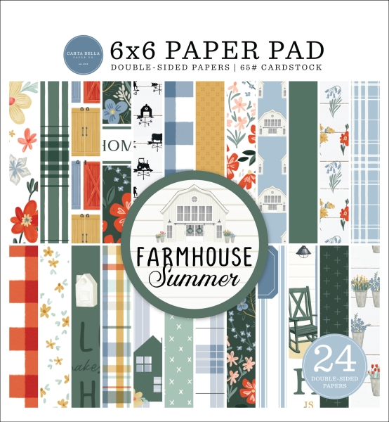 Farmhouse Summer 6x6 Paperpad - Carta Bella