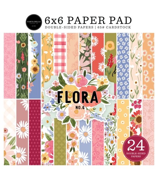 Flora #6 6x6 Paperpad - Carta Bella