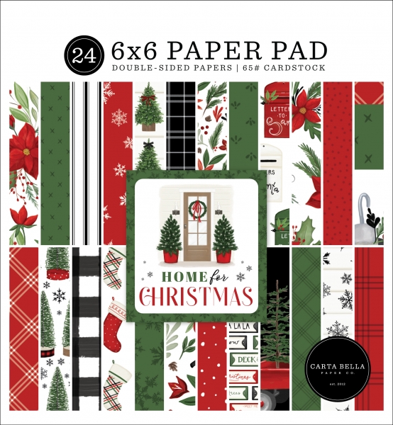Home For Christmas 6x6 Paper - Carta Bella