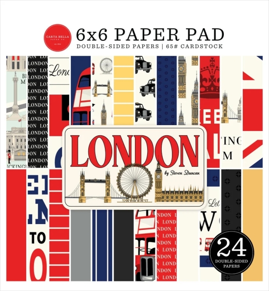 London 6x6 Paperpad - Carta Bella