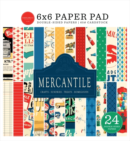 Mercantile 6x6 Paperpad - Carta Bella