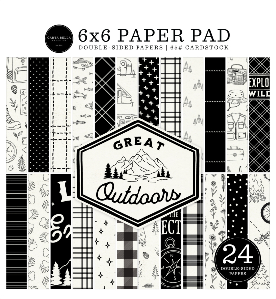 Great Outdoors 6x6 Paperpad - Carta Bella