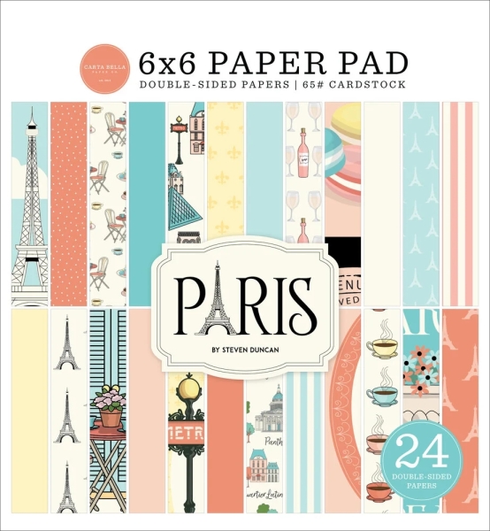 Paris 6x6 Paperpad - Carta Bella