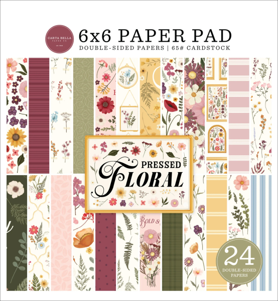 Pressed Floral 6x6 Paperpad - Carta Bella