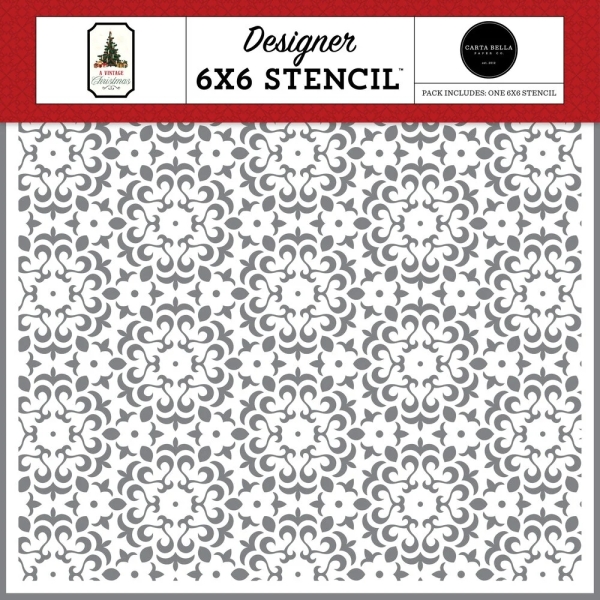 Vintage Damask, Schablone - Carta Bella