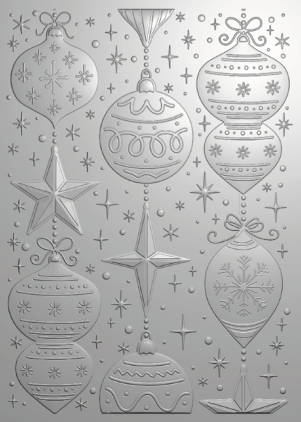 Dazzling Baubles, 3D Prägeschablone - Crafter's Companion