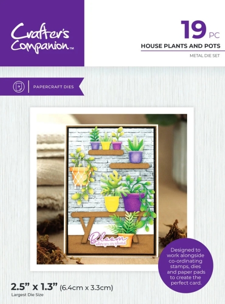 House Plants And Pots, Stanze - Crafter's Companion