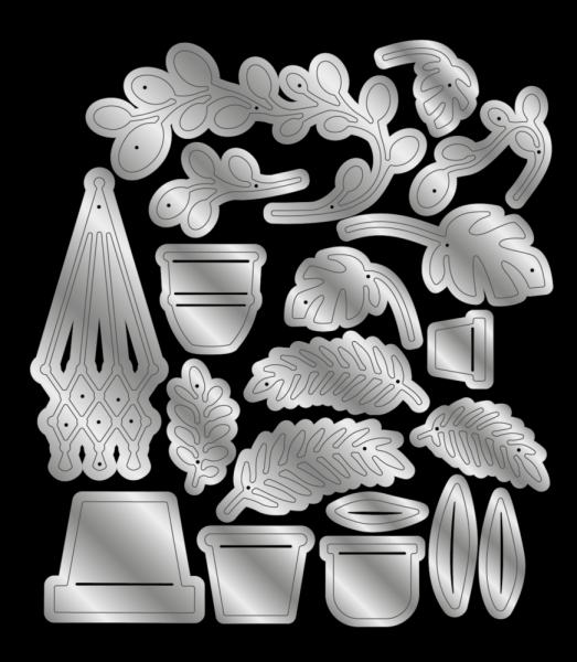 House Plants And Pots, Stanze - Crafter's Companion