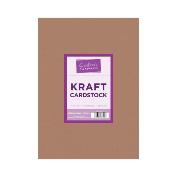 Kraft Cardstock 280 g - Crafter's Companion