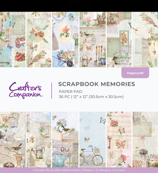 Scrapbook Memories 12x12 Paperpad - Crafter's Companion