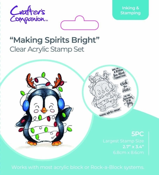 Making Spirits Bright, Clearstamps - Crafter's Companion