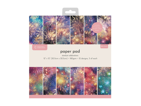 Stardust Celebrations 12x12 Paperpad - Crafter's Companion