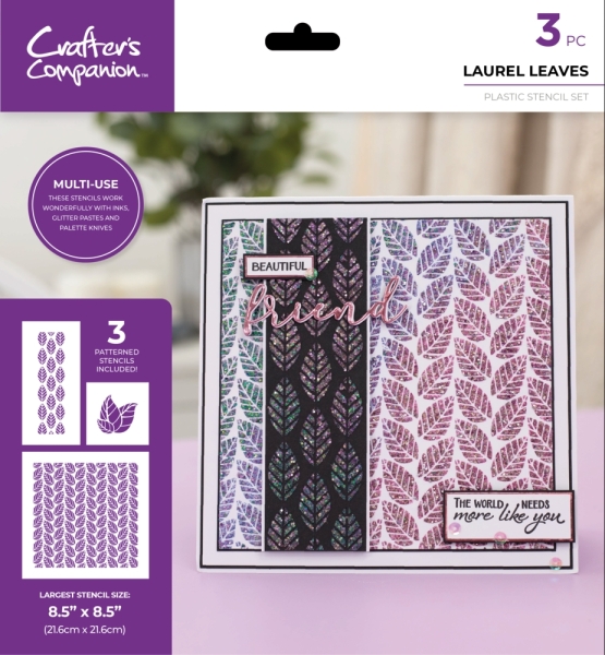 Laurel Leaves, Schablonenset - Crafter's Companion