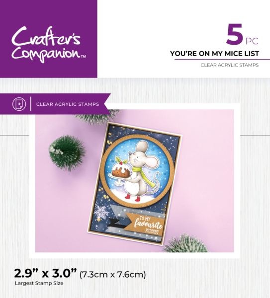 You're on my Mice List, Clearstamp - Crafter's Companion