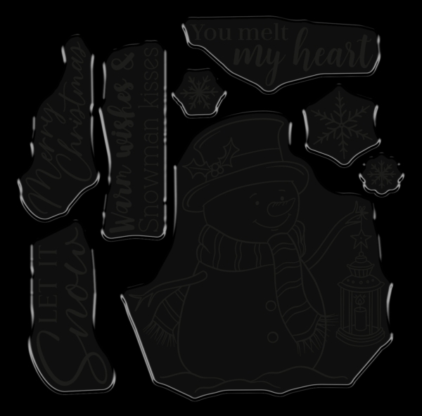 Snowman Kisses, Clearstamp - Crafter's Companion