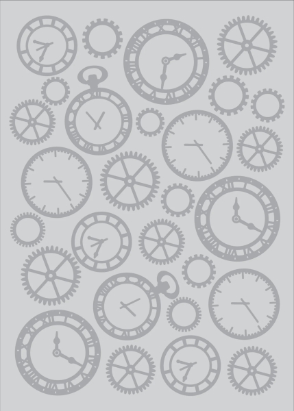 Cogs of Time, 2D Embossing Folder - Crafter's Companion