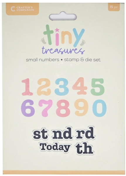 Small Numbers, Stempel- & Stanzenset - Crafter's Companion